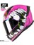 M-910 Horus Lady Güneş Vizörlü Kask (Gökkuşağı Camlı) 1