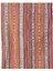 105 x 350 cm Dekoratif Eski Türkiye'de Yapılmış Kilim Yolluk, Düz Dokuma Halı 3