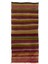 157 x 340 cm Çizgili El Dokuması 1970'LER Çift Taraflı Düz Dokuma Anadolu Kilimi 1