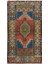 92 x 170 cm El Yapımı Anadolu Şark Halısı, Dekoratif Tribal Stil Eski Yünlü Halı 1