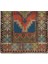 92 x 170 cm El Yapımı Anadolu Şark Halısı, Dekoratif Tribal Stil Eski Yünlü Halı 5