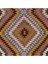 147 x 378 cm Renkli El Dokuma Türk Kilimi, Yünden Yapılmıştır, Elmas Desenli Eski Yolluk Halı 5