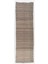 127 x 410 cm Çizgili Eski El Dokuması Kilim Yolluk. Doğal Yün Halı 1