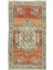 78 x 143 cm Eski El Düğümlü Halı, 1960 Civarı, Madalyon Desenli Küçük Halı 1