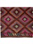 178 x 330 cm Geometrik Tasarımlı El Dokuma Eski Türk Yün Kilim Halısı 5