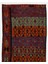 158 x 400 cm Nadir Bulunan Eski El Dokuması Kilim, Dekoratif Yolluk Kilim, Çok Renkli 2