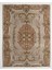 210 x 276 cm Aubusson'dan Esinlenen Eski Türk El Yapımı Yün Halı, Soluk Gül ve Gri Tonlarda 1