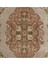 210 x 276 cm Aubusson'dan Esinlenen Eski Türk El Yapımı Yün Halı, Soluk Gül ve Gri Tonlarda 4