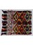 94 x 105 cm Çok Renkli El Dokuması Eski Kilim, Geleneksel Duvar Askısı 3