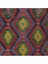 183 x 320 cm Geometrik Desenli Eski El Dokuma Türk Yünü Kilim 'düz Dokuma' 5