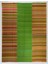 285 x 363 cm Modern Çift Taraflı Yün Kilim, Özel Seçenekler Mevcut, Çizgi Desenli Yeşil Kilim 1