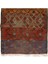 108 x 220 cm Geometrik Tasarımlı Eski Yolluk Kilim. Düz Dokuma Mutfak Kilimi. Koridor Kilimi Yün 4