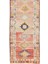 86 x 374 cm Geleneksel El Düğümlü Koridor Halısı, Yüzyıl Ortasından Geometrik Desenli Koridor Halısı 5