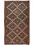 186 x 305 cm 1970'LERDE Yapılmış Eski Dekoratif El Dokuması Cicim Kilim. Yün 1