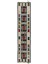 66 x 287 cm Düz Dokuma Renkli Dar Yolluk Kilim, El Dokuma Geometrik Türk Koridor Halısı 1