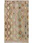 158 x 276 cm Geometrik Desenli Eski El Yapımı Yün Kilim, Düz Dokuma Kilim 1