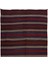 125 x 320 cm Çizgili Desenli El Dokuma Türk Kilimi, Düz Dokuma Çok Renkli Kilim, Yün 4