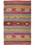 176 x 283 cm Eski El Dokuması Kilim, Yünden Yapılmış Geometrik ve Çizgi Desenli Kilim Halı 1