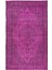 169 x 272 cm , Çağdaş Pembe Halı, El Düğümlü Mutfak Halısı, El Yapımı Halı 1