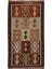 165 x 302 cm Eski Düz Dokuma Kilim, Geometrik El Dokuma Kilim, Renkli Halı, Yün 1