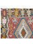 80 x 145 cm Geometrik Desenli Renkli Eski Isveç Iskandinav Küçük Kilim, Yünden Yapılmıştır 4