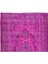 172 x 292 cm El Dokuması Yeniden Boyanmış Eski Türk Halısı, Çağdaş Pembe El Yapımı Yünlü Halı 4