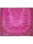 175 x 292 cm El Dokuması Yeniden Boyanmış Eski Türk Halısı, Çağdaş Pembe El Yapımı Yünlü Halı 5