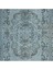 167 x 278 cm Mavi El Yapımı Halı, Yenilenmiş Eski Halı, Yeniden Boyanmış Modern Halı 5