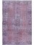 187 x 286 cm Mor Tonlarda El Dokuması Halı, Modern El Düğümlü Halı, Eski Türk Halısı 1
