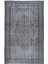 185 x 297 cm Gri Tonlarda El Dokuması Halı, Modern El Düğümlü Halı, Eski Türk Halısı 1
