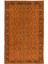176 x 283 cm Modern El Yapımı Halı, El Dokuma Halı, Turuncu Tonlarda Yenilenmiş Halı 1
