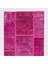 90 x 300 cm Pembe Renkli El Dokuması Patchwork Yolluk 2