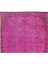 170 x 297 cm El Dokuması Yeniden Boyanmış Eski Türk Halısı, Çağdaş Pembe El Yapımı Yünlü Halı 4