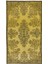 155 x 271 cm Sarı Halı, Yenilenmiş Türk Halısı, Modern El Dokuması Halı 1