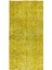 148 x 285 cm El Dokuması Yeniden Boyanmış Eski Türk Halısı, Modern Sarı El Yapımı Yünlü Halı 2