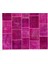 183 x 273 cm Pembe Tonlarda, Modern, El Dokuması Patchwork Halı. El Yapımı Halı 3