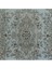 116 x 208 cm Çağdaş Mavi Halı, El Düğümlü Mutfak Halısı, Çiçek Desenli Küçük Halı 5