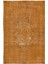 160 x 238 cm El Yapımı Turuncu Halı, El Dokuması Eski Halı, Modern Türk Halısı 1