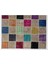 200 x 300 cm Çok Renkli El Dokuması Patchwork Halı, Geometrik Desenli Patchwork 3