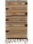 85 x 140 cm El Dokuma Eski Çizgili Anadolu Kilimi. Düz Dokuma Kilim. Yün 1