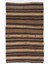194 x 301 cm Çizgi Desenli El Dokuması Eski Kilim. Doğal Yün 1