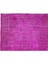 195 x 309 cm El Dokuması Yeniden Boyanmış Eski Türk Halısı, Modern Pembe El Yapımı Yünlü Halı 4