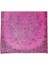 162 x 280 cm El Dokuması Yeniden Boyanmış Eski Türk Halısı, Modern Pembe El Yapımı Yünlü Halı 5
