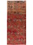 98 x 215 cm Koridor Dekoru Için Renkli Çiçekli Eski El Yapımı Yolluk Halı, Antre Hol Halı 1