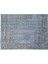 198 x 300 cm El Dokuması Yeniden Boyanmış Eski Türk Halısı, Modern Mavi El Yapımı Yünlü Halı 5