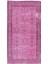 115 x 213 cm El Dokuması Yeniden Boyanmış Eski Türk Halısı, Modern Pembe El Yapımı Yünlü Halı 2