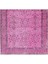 115 x 213 cm El Dokuması Yeniden Boyanmış Eski Türk Halısı, Modern Pembe El Yapımı Yünlü Halı 5