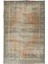 183 x 280 cm Güneş Solmuş El Yapımı Anadolu Uşak Halısı, 1950'LERDEN, Eski Yünlü Halı 1