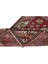73 x 96 cm El Yapımı Geometrik Madalyon Tasarım Halı, Küçük Eski Türk Kırmızı Halı 3