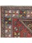 124 x 175 cm El Yapımı Geometrik Madalyon Tasarımlı Halı, 1960'LARDAN Halı, Eski Türk Kırmızı Halı 4
